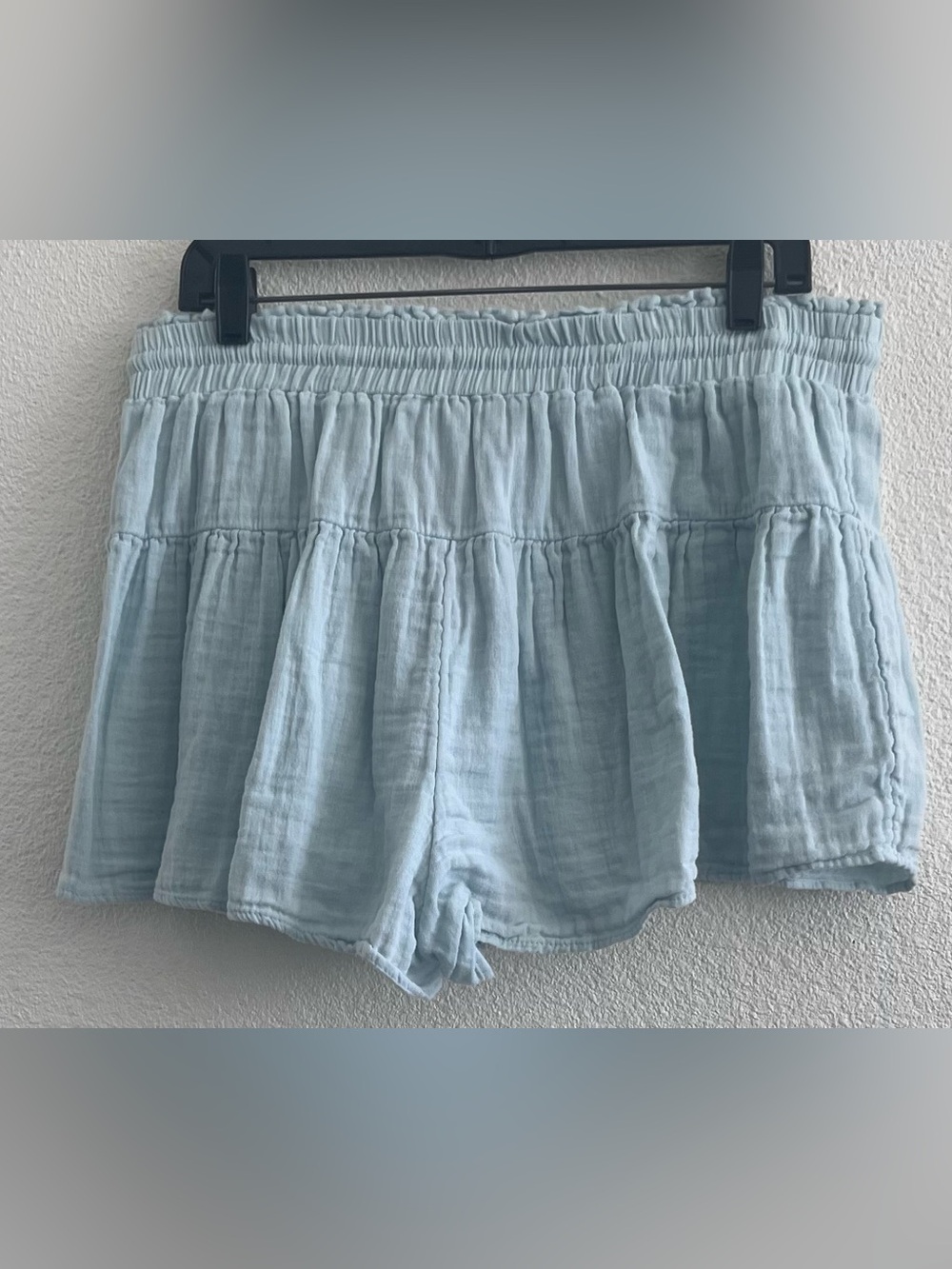 Aeropostale Light Blue Ruffle Tiered Shorts - Picture 2 of 5